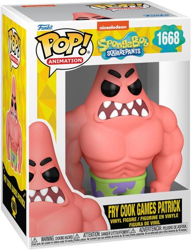 בובת פנקו פופ אנימציה: Animation: Spongebob Fry Cook Games Patrick פטריק עם שרירים מבוב ספוג