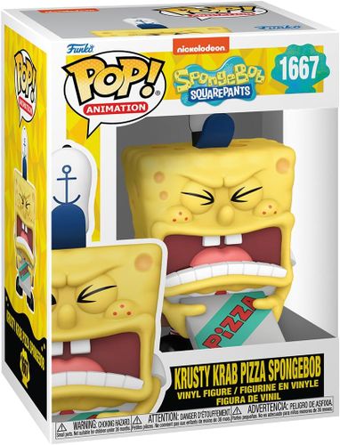 בובת פנקו פופ אנימציה: Animation: Krusty Krab Pizza Spongebob בוב ספוג עם פיצה