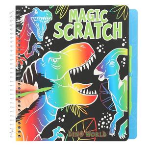 חוברת גירוד - דינוזאורים magic acrstch