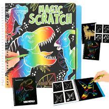 חוברת גירוד - דינוזאורים magic acrstch