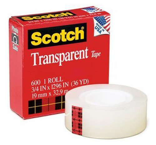  סלוטייפ מבריק ניתן להסרה 600 3M Scotch