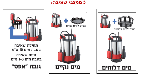 משאבת מים איכותית נירוסטה VA-800W