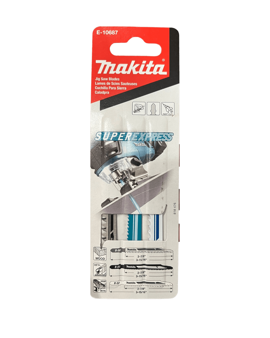 סט 3 מסוריות מקיטה Makita למסור אנכי דגם E-10687