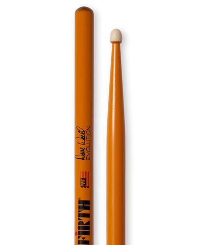זוג מקלות לתופים מודל אבולושן של דייב ווקל Evolution Dave Weckl Vic Firth