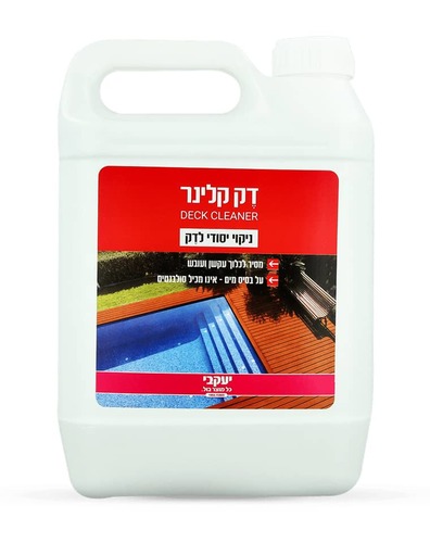 דק קלינר - ניקוי יסודי לדק תוצרת  יעקבי - 5 ליטר