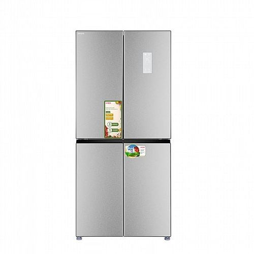 מקרר 4 דלתות - 450 ליטר Aiwa איווה NF5500 אפור אלגנט