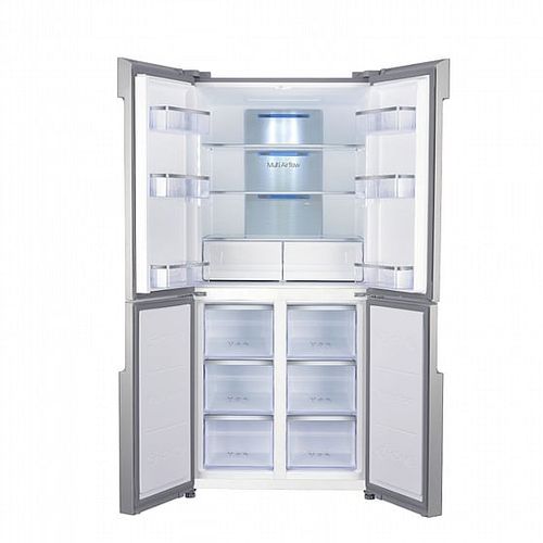 מקרר 4 דלתות - 450 ליטר Aiwa איווה NF5500 אפור אלגנט