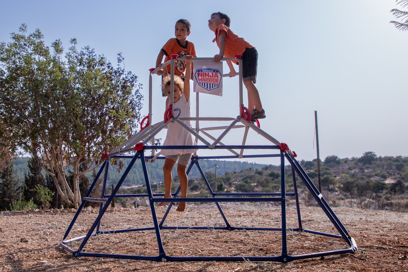 כיפת טיפוס מקצועית Lil monkey - תקן לגני ילדים