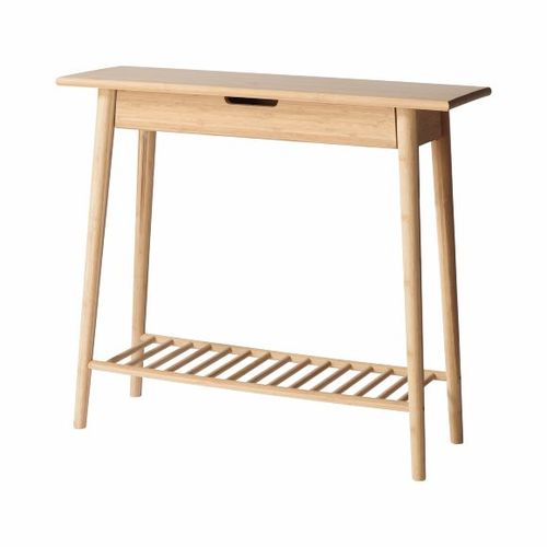 קונסולת עם מגירה ומדף במבוק NOBLE Hall table