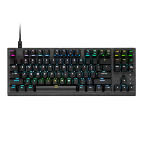  מקלדת מכנית-אופטית CORSAIR K60 PRO TKL RGB 