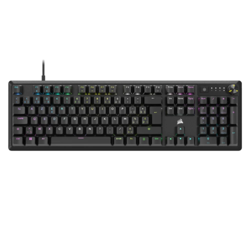  מקלדת מכנית CORSAIR K70 CORE RGB RED SWITCH 