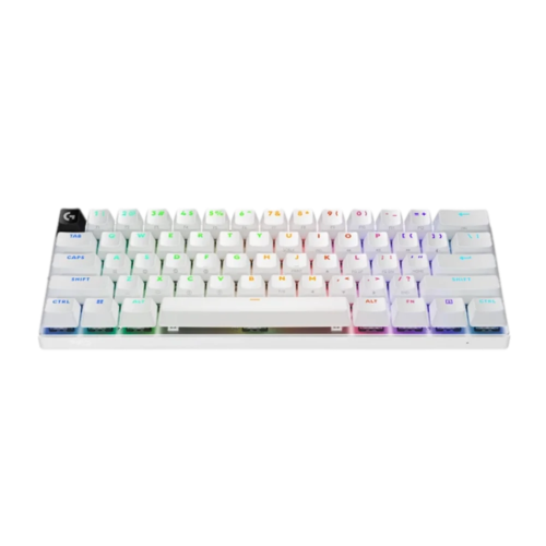  מקלדת גיימינג אלחוטית –Logitech G Pro X 60 TKL בצבע לבן 