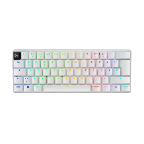  מקלדת גיימינג אלחוטית –Logitech G Pro X 60 TKL בצבע לבן 