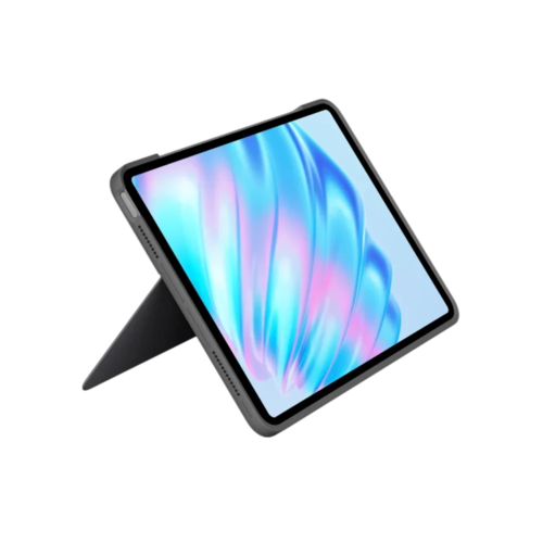  כיסוי מקלדת LOGITECH Combo Touch בצבע אפור, עבור iPad Air 11-inch (M2), iPad Air (5th Gen) 