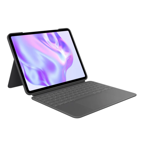  כיסוי מקלדת LOGITECH Combo Touch בצבע גרפיט, עבור iPad Pro 11 Inch (M4) 