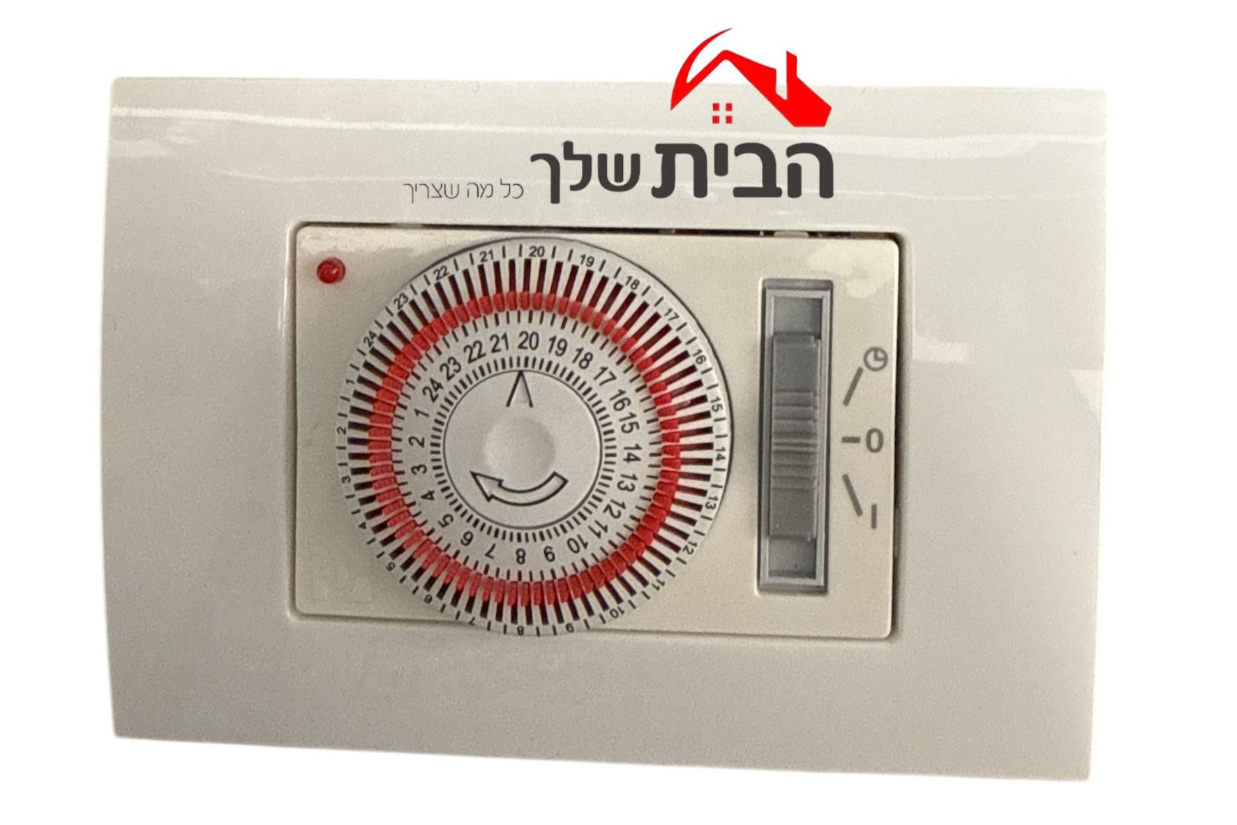 שעון 24 שעות לדוד חשמלי מתאים לקופסת גוויס 3 מקום DEAOR