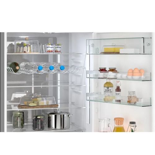 מקרר מקפיא תחתון 440 ליטר Siemens KG49NSBBF זכוכית שחורה | פולין