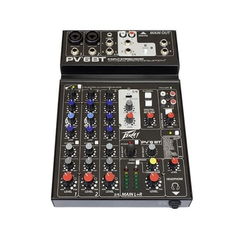מיקסר 4 ערוצים פיווי Peavey PV-6BT