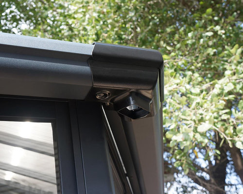גזיבו סגור לגינה GARDA אפור כהה 6x5.2