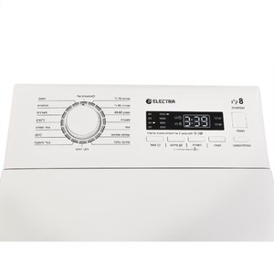 מכונת כביסה פתח עליון 8 ק"ג 1300 סל"ד דגם Electra ETL100180WH - אחריות יבואן רשמי אלקטרה