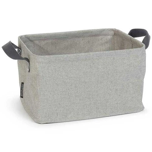 סל כביסה מתקפל 35 ליטר, בד אפור Brabantia