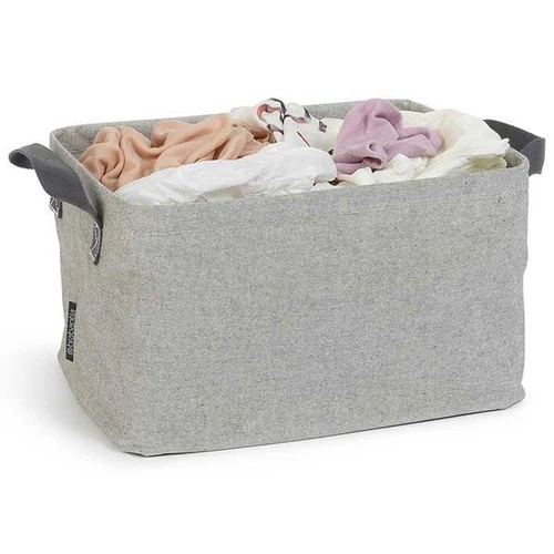 סל כביסה מתקפל 35 ליטר, בד אפור Brabantia 04