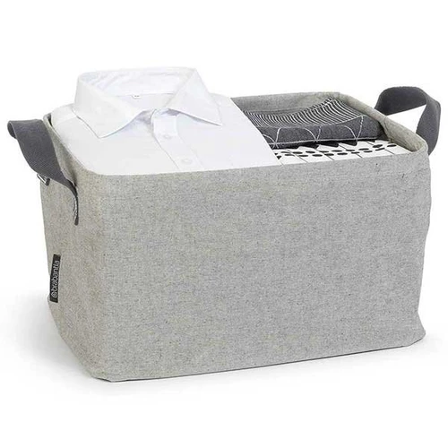 סל כביסה מתקפל 35 ליטר, בד אפור Brabantia 05