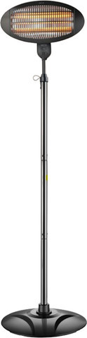 MATRIX תנור חימום כולל סטנד מתכוונן Matrix מאטריקס IP34Calor2000ST שחור