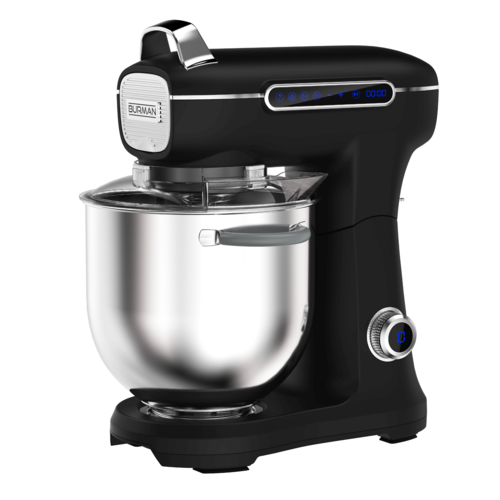 מיקסר מקצועי כולל קערה בנפח 7 ליטר Burman דגם B6230 שחור מט