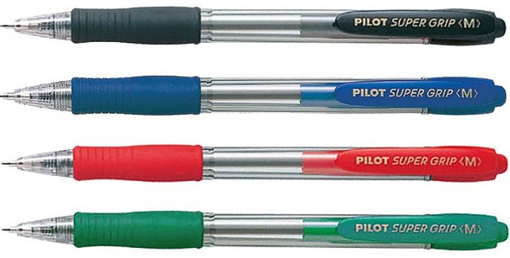 עט פיילוט סופר גריפ כדורי PILOT Super Grip M