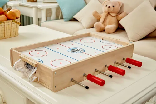 משחק כדורגל שולחן והוקי קרח תיבת נח פעילות יצירה צביעה משחקים לנסיעות דמיון מטבח תעסוקה הפרעת קשב צעצועי עץ איכות חשיבה משחקי התפתחות תינוקות דמיון מריונטה אאוריקה מקופלת טויסים ענטל עדינות
