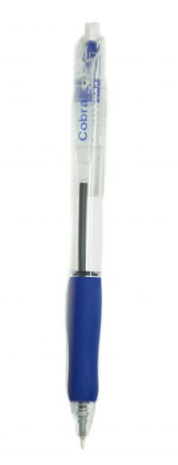 8 עטי לחצן כדוריים 0.7 COBRA G20 Semi Gel צבע שחור