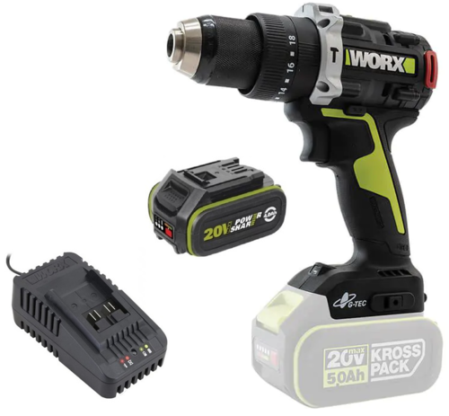 מברגת אימפקט WU373.91 כולל סוללה 4AH מבית Worx