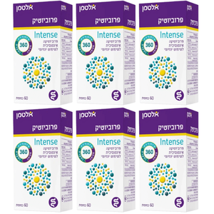 פרוביוטיק אינטנס  | Probiotic intense | לשימוש יוםיומי |מבצע שישייה | מיכל 360 כמוסות | 