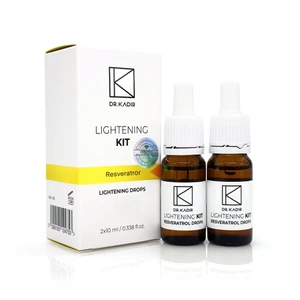 טיפות רזברטרול לשיקום העור סדרת  LIGHTENING KIT כדיר - 2*10 מ"ל