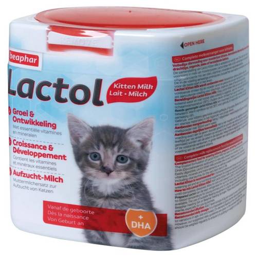 ביהפר לקטול Beaphar Lactol אבקת תחליף חלב לחתול 500 גרם