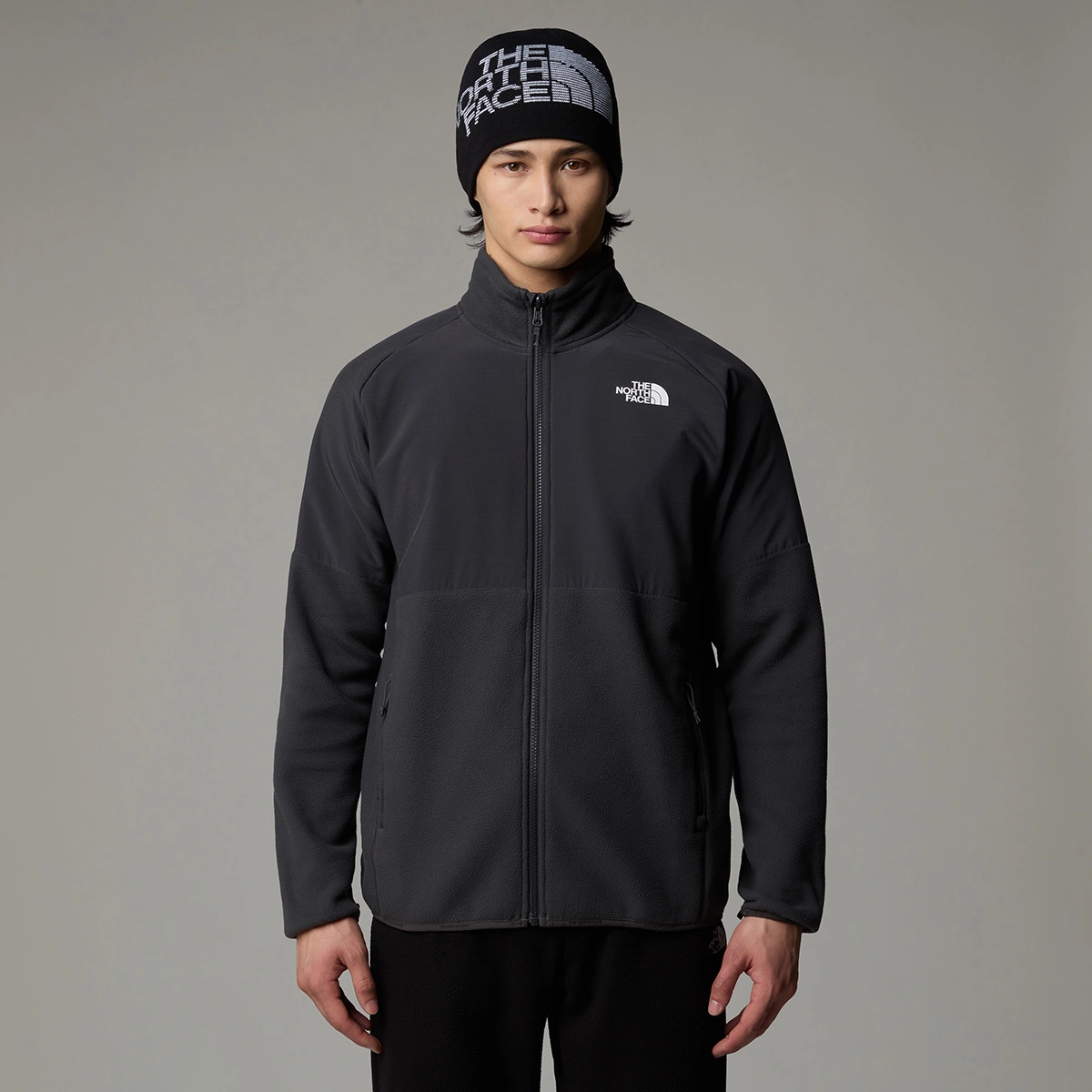 פליס גברים עבה עם רוכסן מלא GLACIER HEAVYWEIGHT מבית THE NORTH FACE