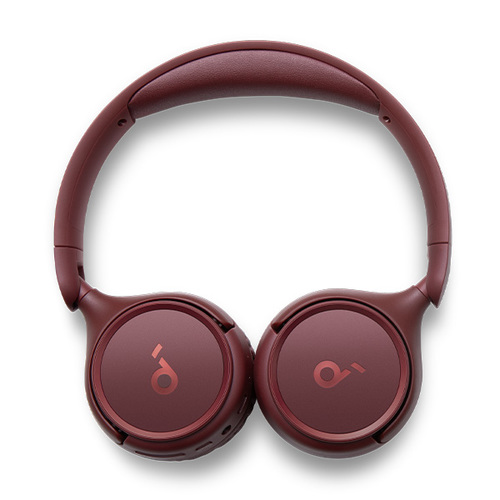 אוזניות קשת אלחוטיות Anker Soundcore H30i On-Ear - צבע אדום
