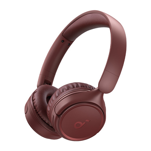 אוזניות קשת אלחוטיות Anker Soundcore H30i On-Ear - צבע אדום
