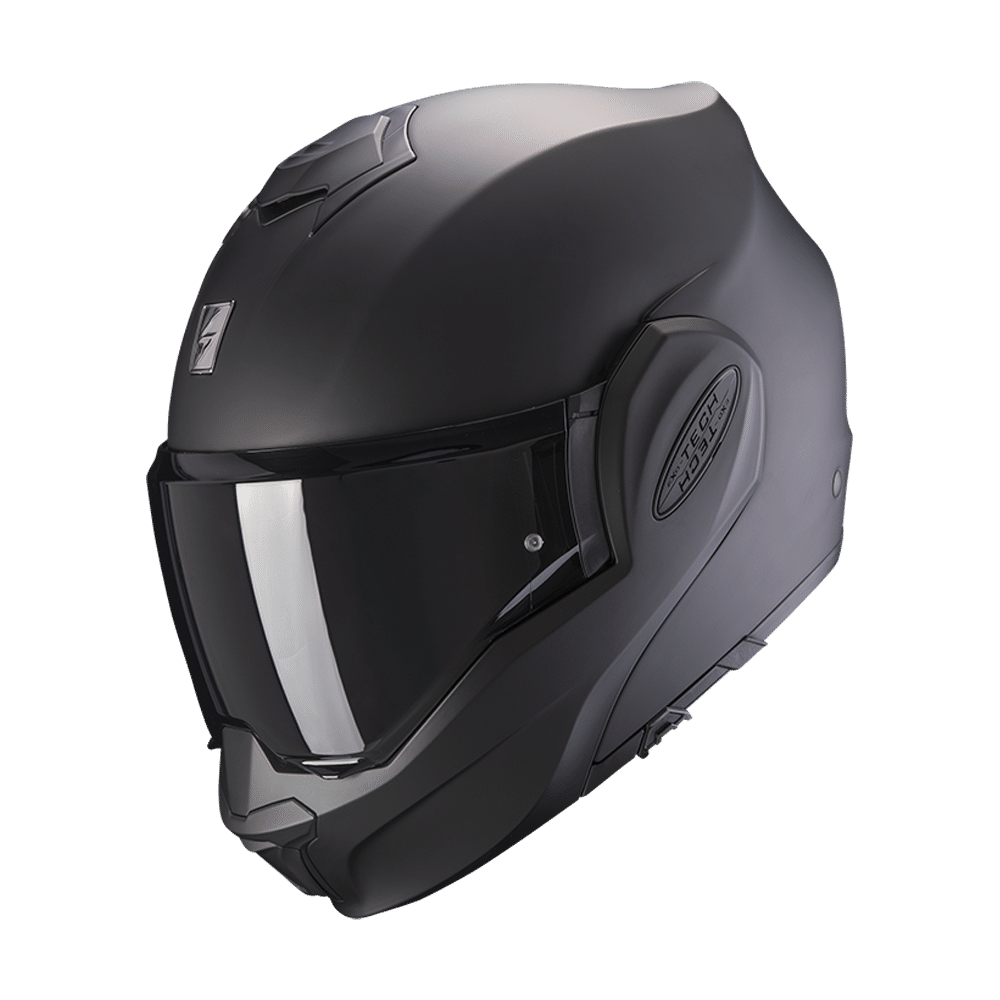 קסדת סקורפיון נפתחת שחור מט - SCORPION EXO-TECH EVO ECE06