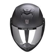 קסדת סקורפיון נפתחת קרבון שחור מט - SCORPION EXO-TECH EVO CARBON ECE06