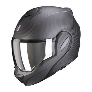 קסדת סקורפיון נפתחת קרבון שחור מט - SCORPION EXO-TECH EVO CARBON ECE06
