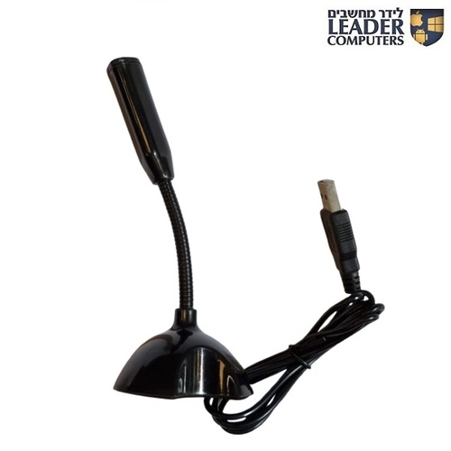מיקרופון שולחני קטן למחשב מתחבר ב-USB