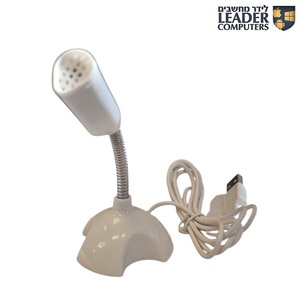 מיקרופון שולחני קטן למחשב מתחבר ב-USB