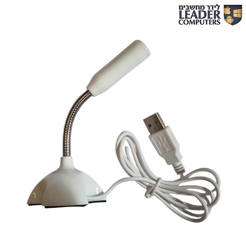 מיקרופון שולחני קטן למחשב מתחבר ב-USB