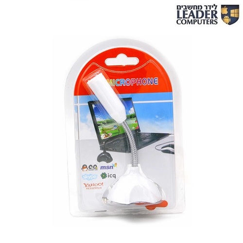 מיקרופון שולחני קטן למחשב מתחבר ב-USB