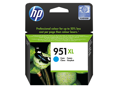מחסנית דיו HP 951XL Cyan Officejet Ink Cartridge‏ 