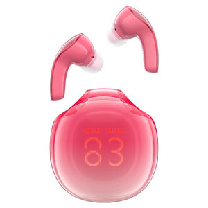  ACEFAST T9 קריסטל (אוויר) צבע Bluetooth אוזניות Pomelo Red