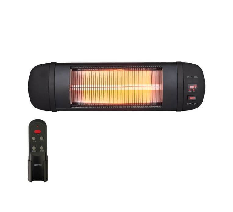 תנור חימום קיר + שלט 2500W דגם New Sun