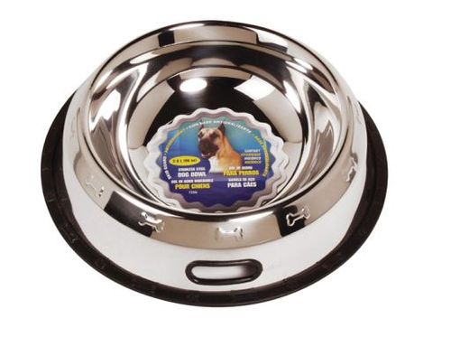קערת נירוסטה עם גומי 710 מ